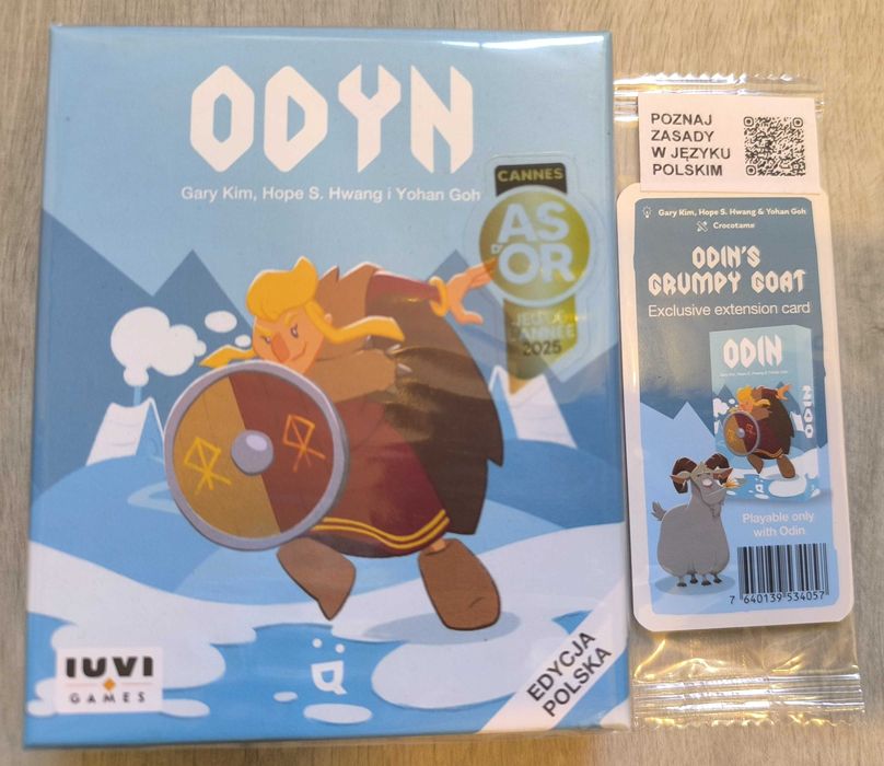 Gra Karciana ODYN [PL] - NOWA FOLIA + minidodatek Kozioł Ofiarny