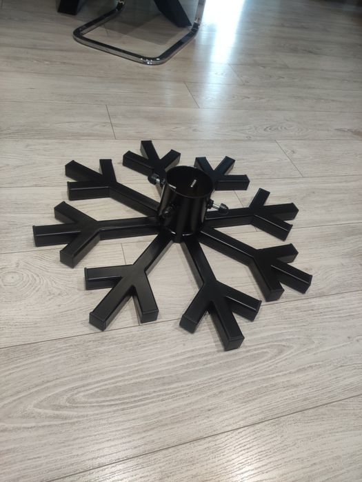 Stojak podstawa na choinkę śnieżynka, płatek śniegu,  loft