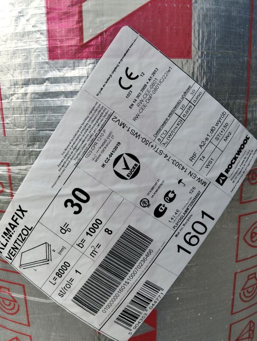 Wełna mineralna 3 cm 8 m2 w rolce