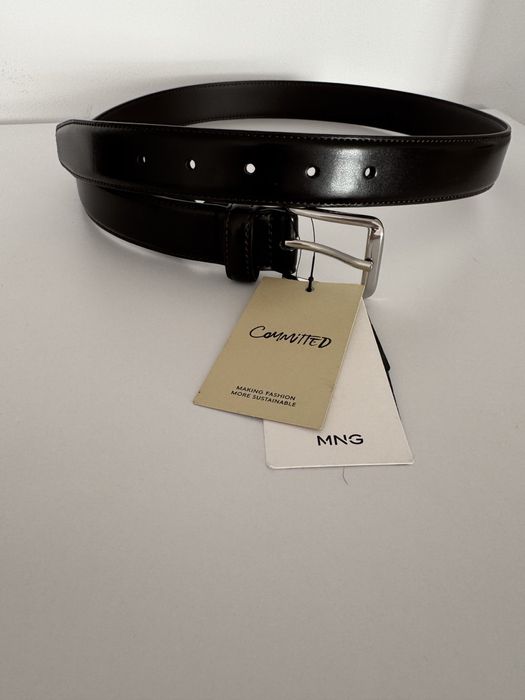 Шкіряний ремінь mango