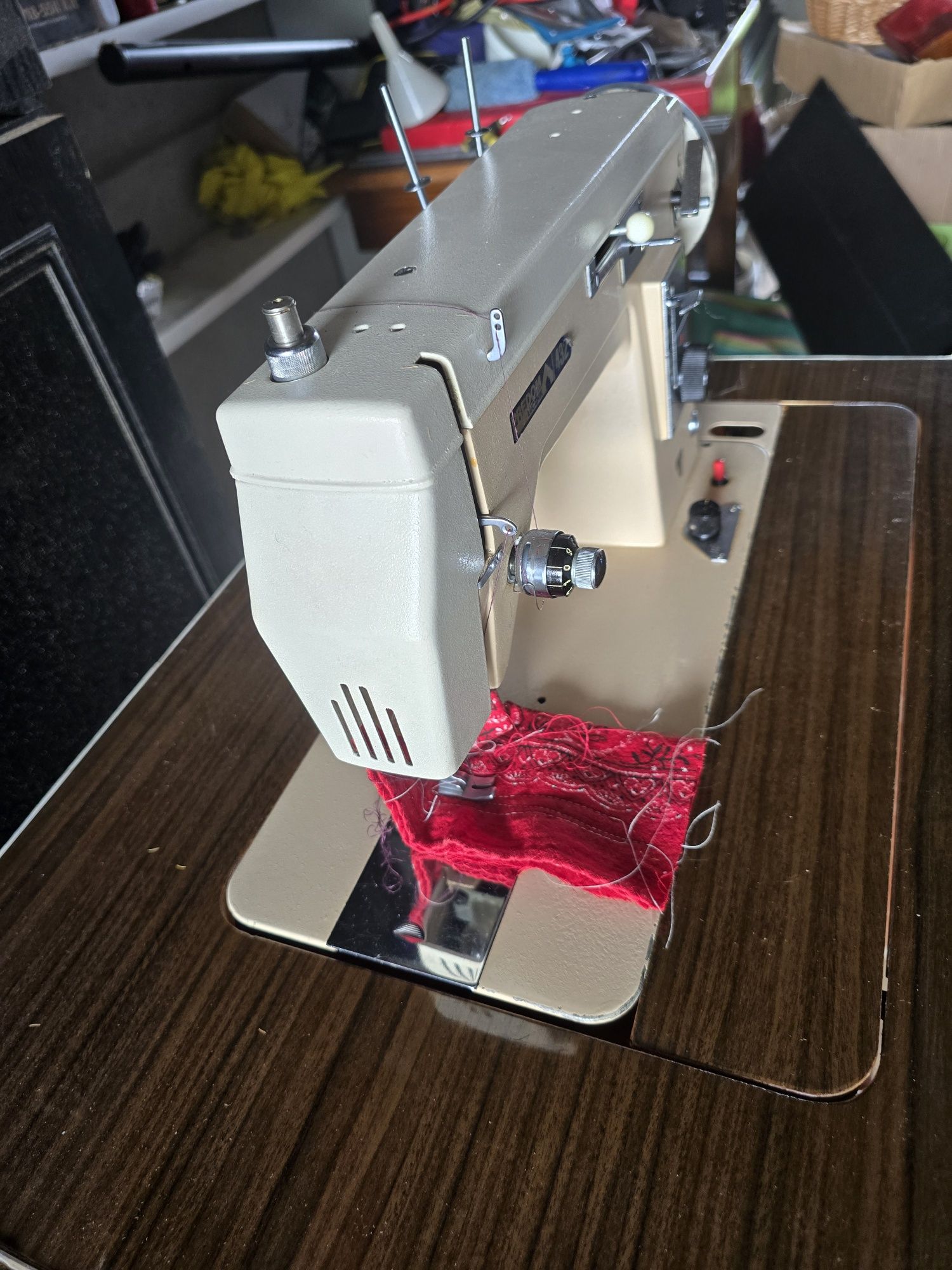 Maszyna do szycia Łucznik 432 i Owerlok Elna Lock F3 overlock overlok