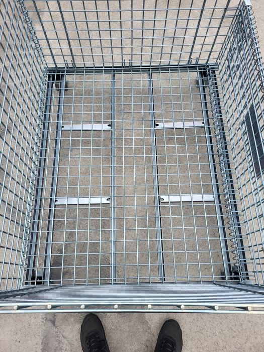 Kosze siatkowe pojemniki składane ocynk 1200x1000x890 Nośność 1500kg