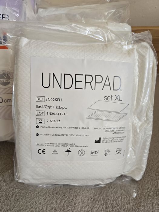 SENI pieluchomajtki L podkłady 90x170 100x230
