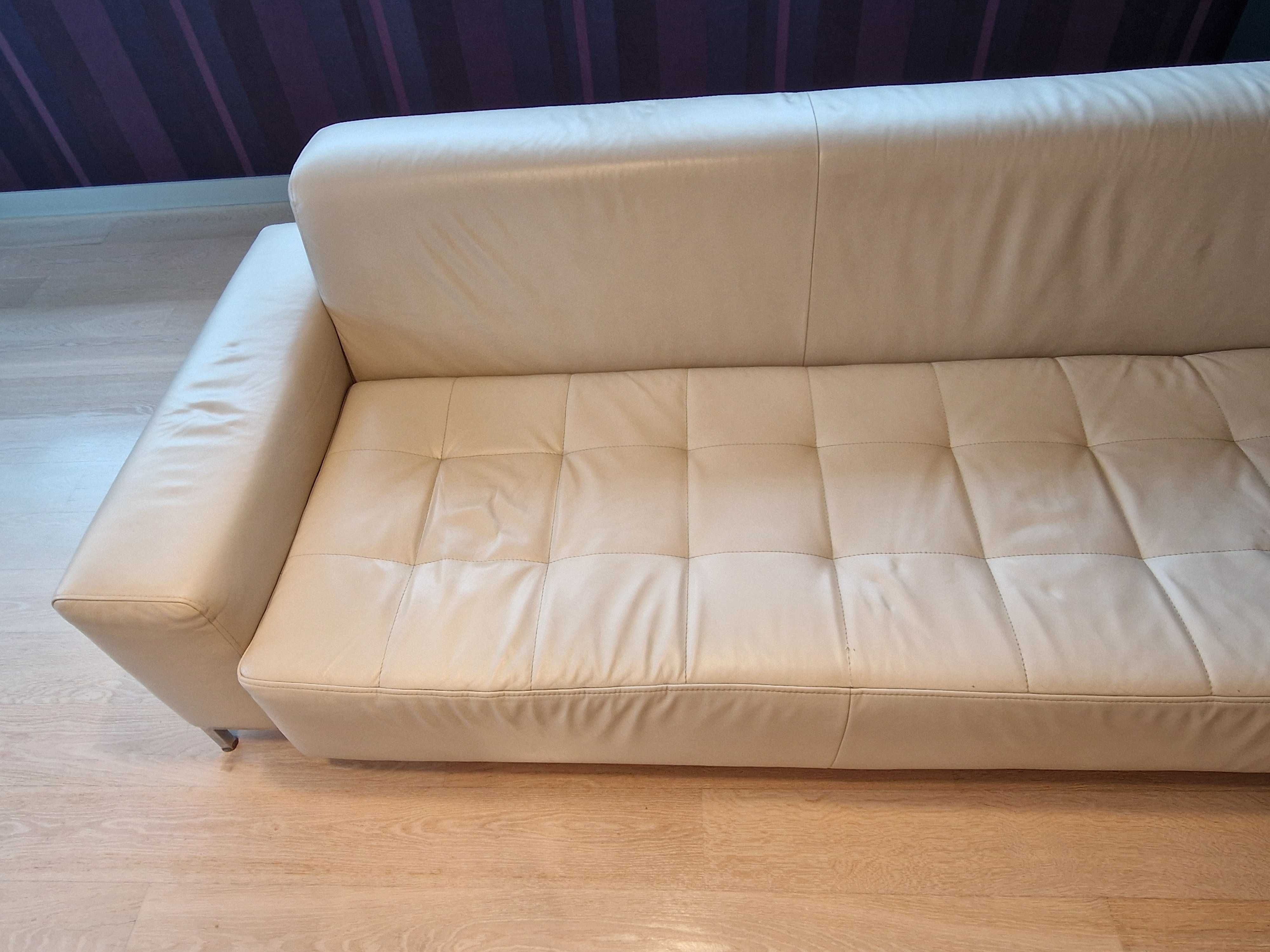 Sofa skóra nowoczesny design używana