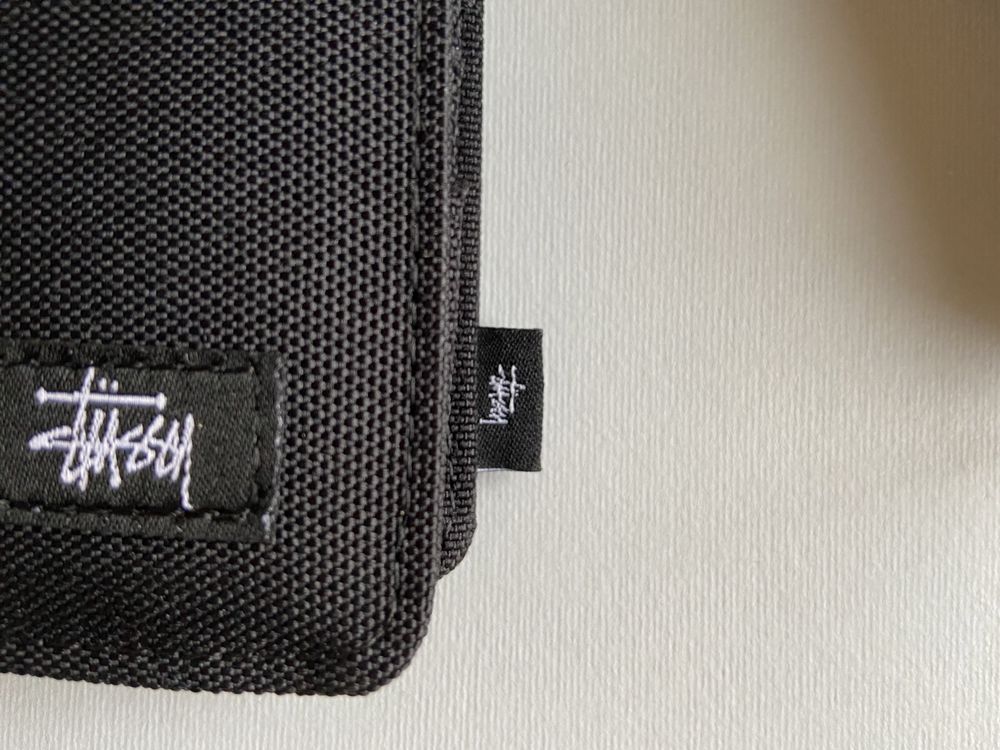 Гаманець stussy black box кошелек +подарунок брелок