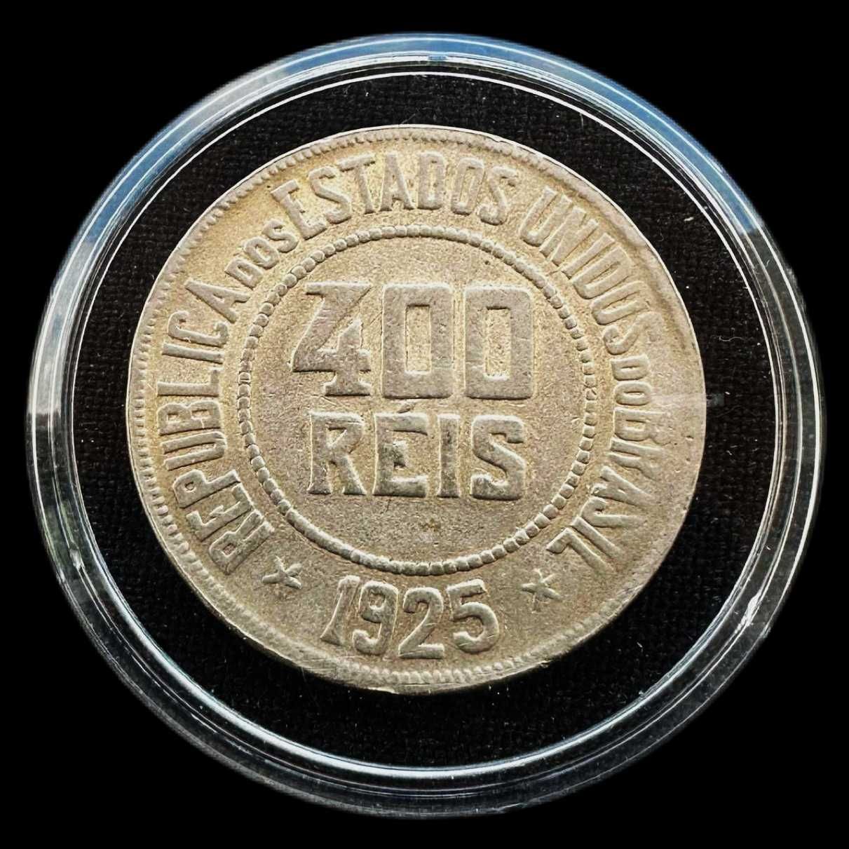 Moeda de 400 Reis - 1925 - Brasil - Réis da República