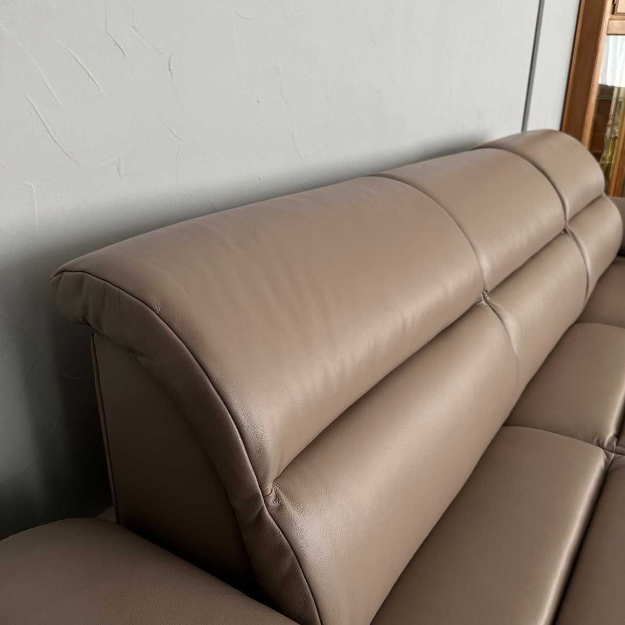 Шкіряний розкладний диван «Бестселлер»
