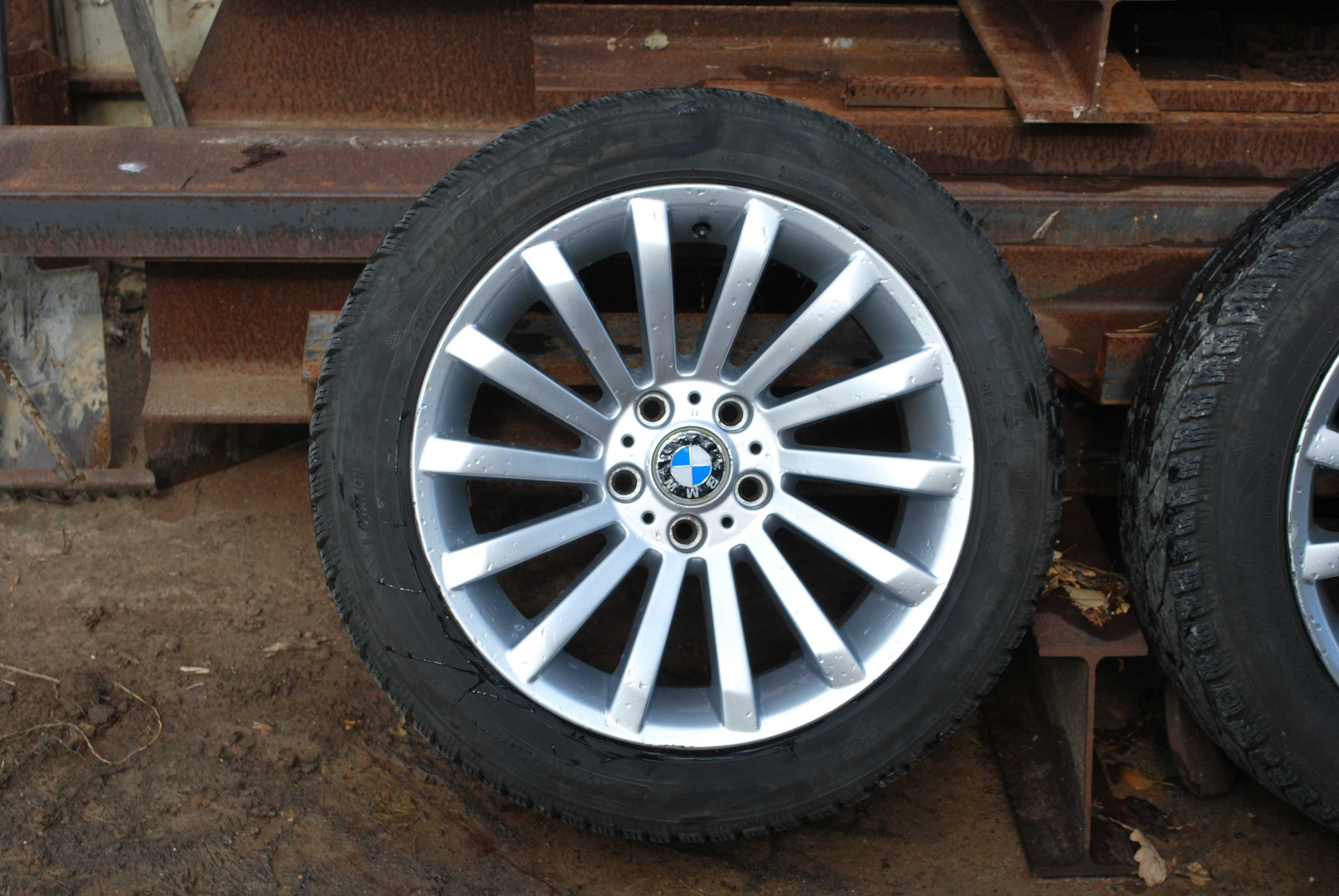 Koła 245/45 R18 5x120 Alufelgi +opony zimowe BMW 5 F10 F11 ET34 + ET37