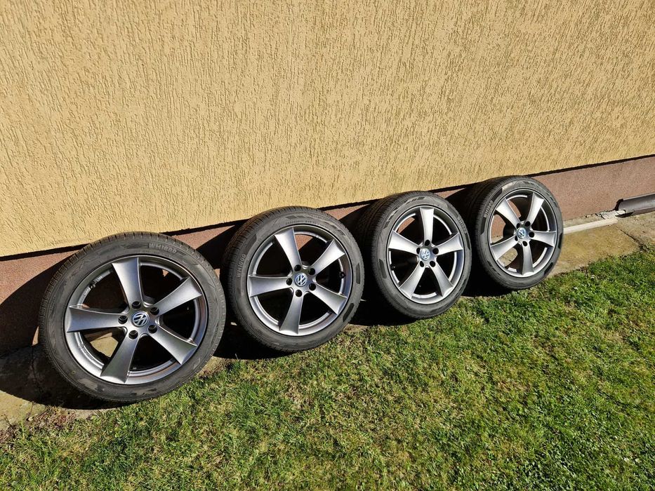 Felgi Dezent 17" 5x112 opony zimowe stan jak nowy