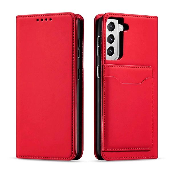 Etui Card Braders Case do Samsung Galaxy S22 Plus czerwony