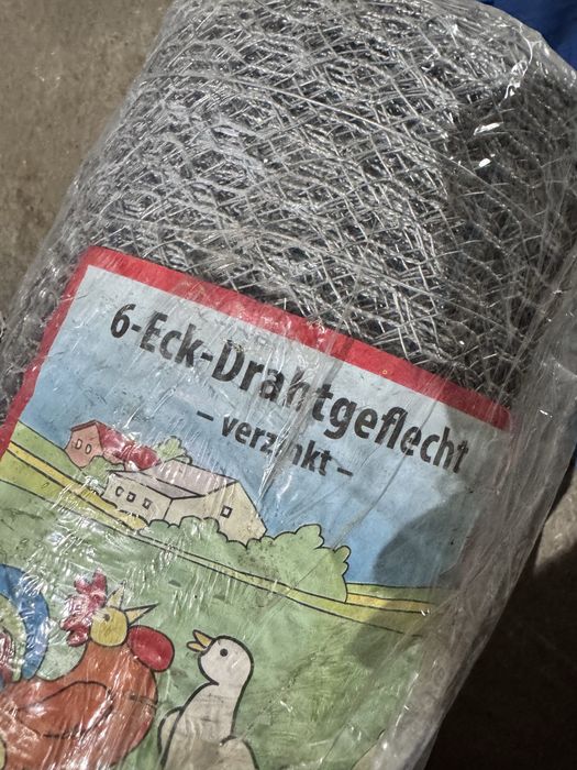 Siatka  hodowlana Siatka sześciokątna 50cm wys 50m