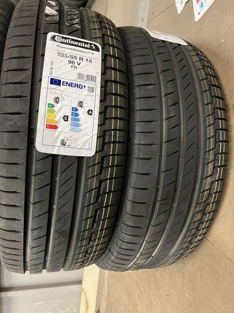 225/55R18 Continental Premium Contact 6 шини нові літо