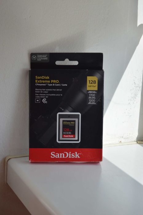 Карта пам’яті SanDisk Extreme PRO CFexpress Type B 128GB