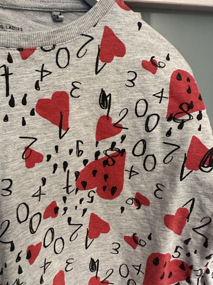 Bluza na walentynki w serduszka