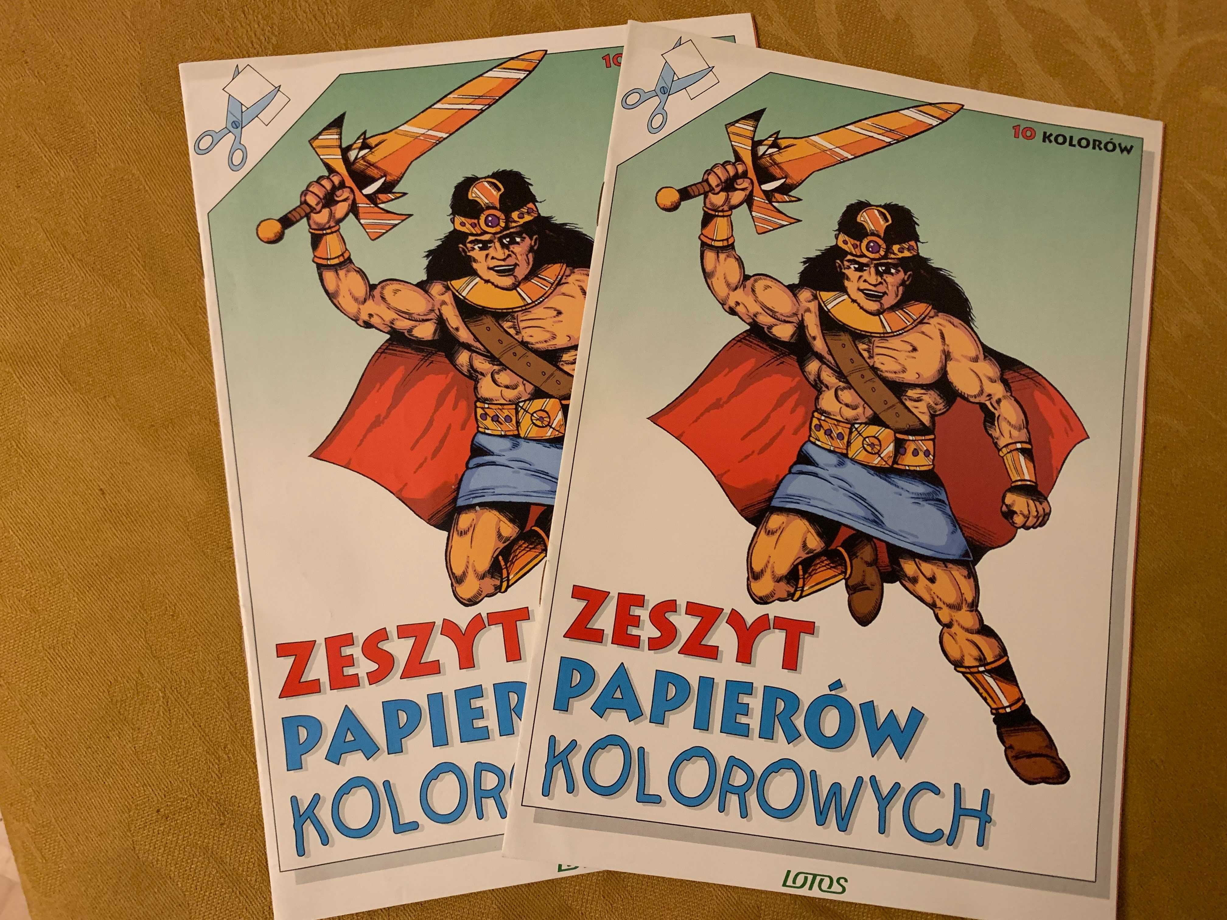 Zeszyt A4 papierów kolorowych 2 sztuki vintage