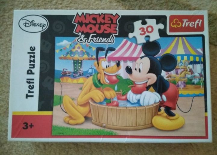 Puzzle Disney Myszka Miki i Pluto 30 elementów