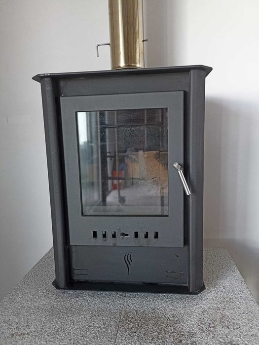 Salamandra a Lenha com tubos INOX