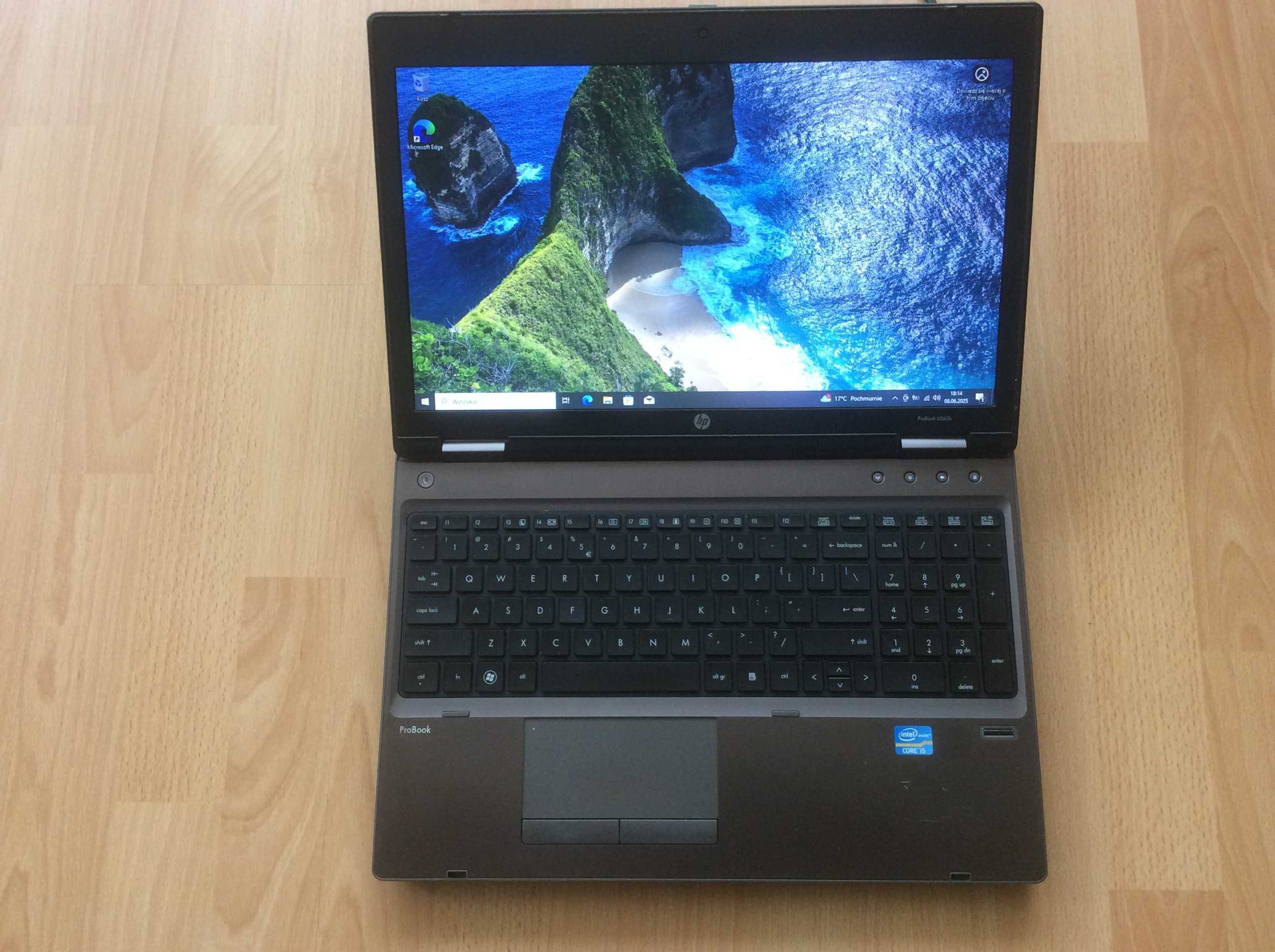 HP ProBook 6560/15,6''Mat/Core i5/SSD128GB/8GB DDR3/COM/Windows10PRO