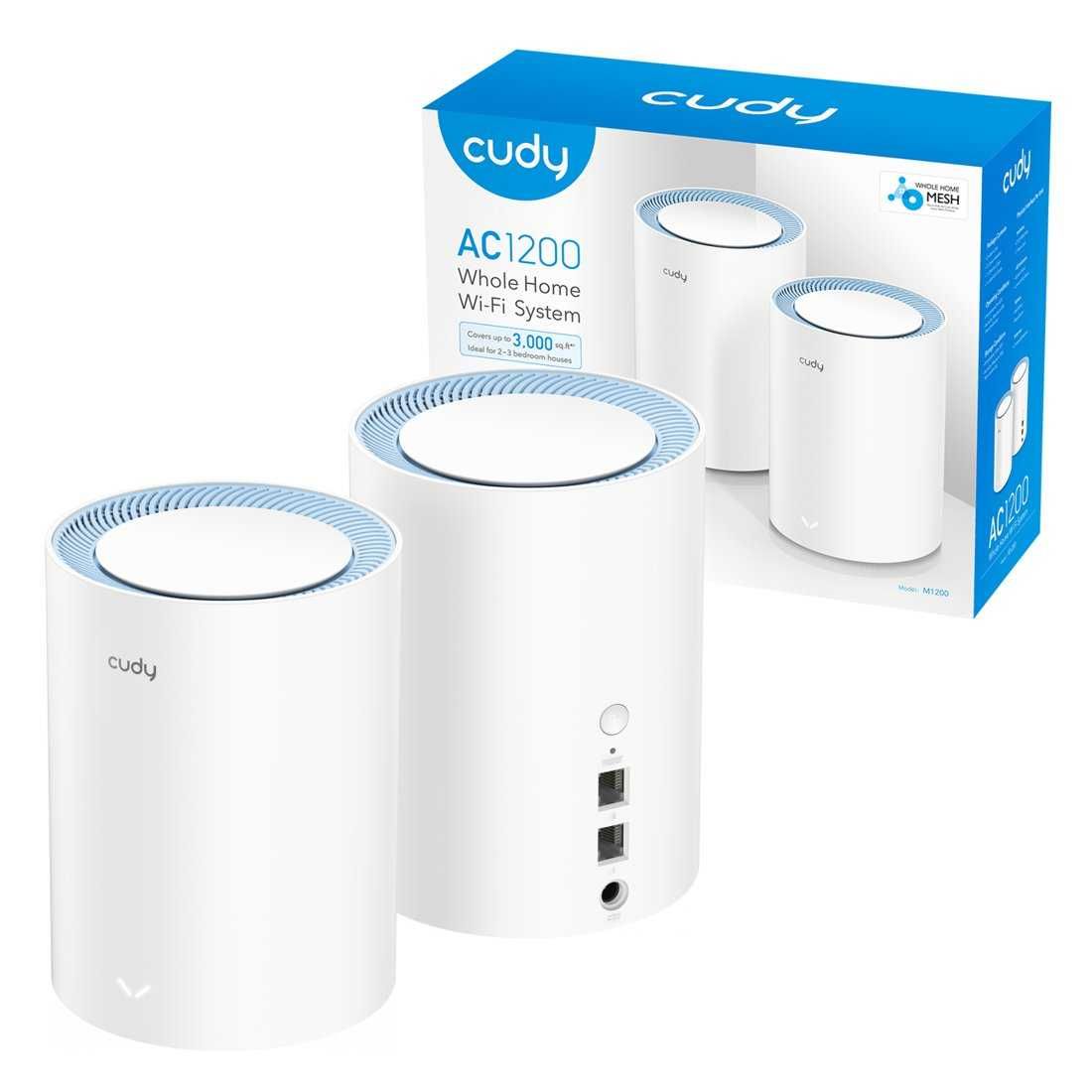 Cudy Router Mesh Wi-Fi 5 Cudy M1200 2-pack ruter bezprzewodowy