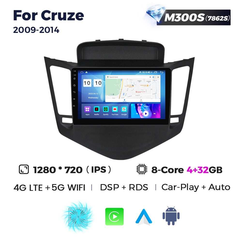 Магнітола Chevrolet Cruze GPS навігація Android Шевроле Круз