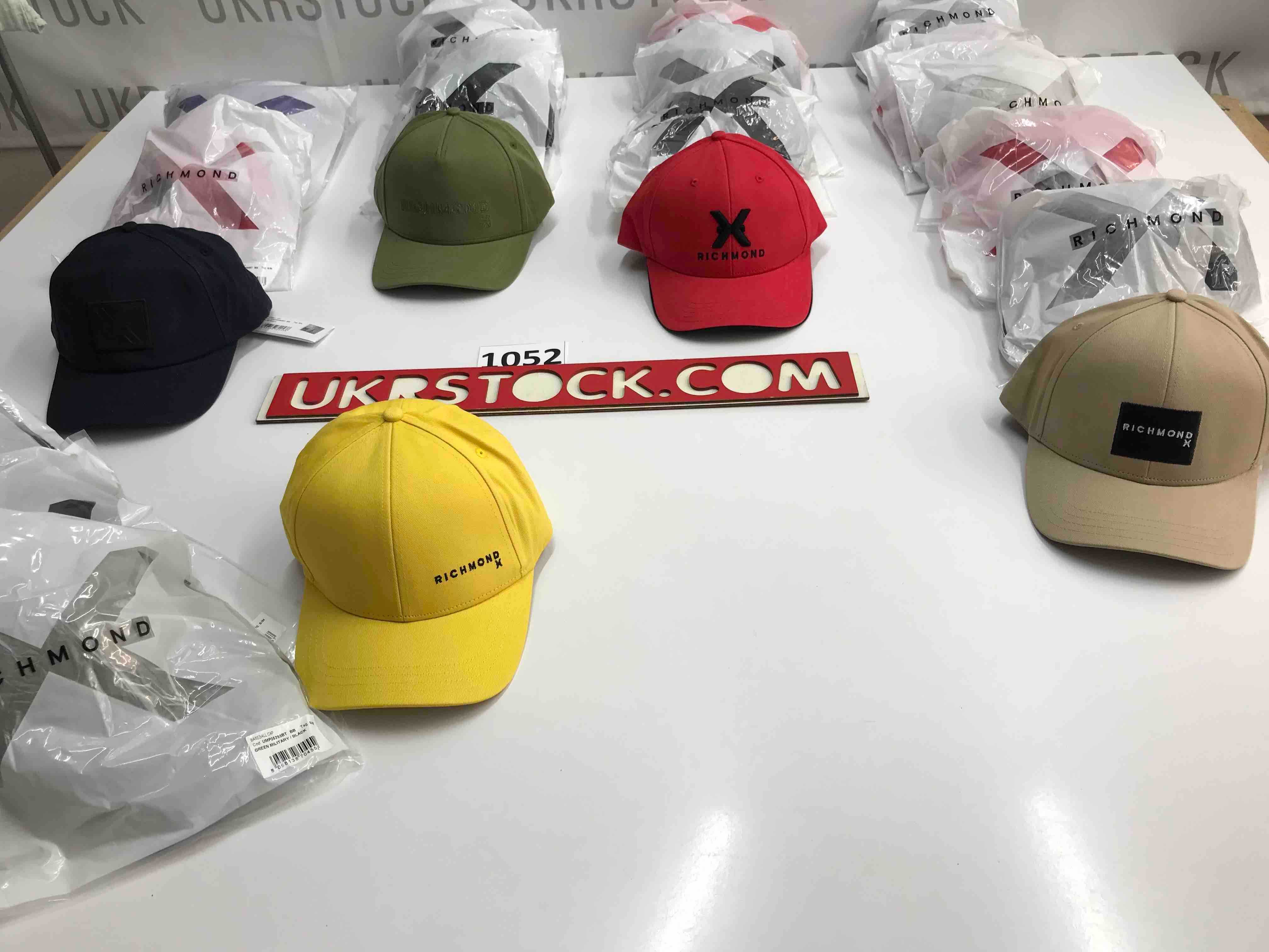 Richmond кепки оптом, сток оптом бейсболки, річмонд кепки