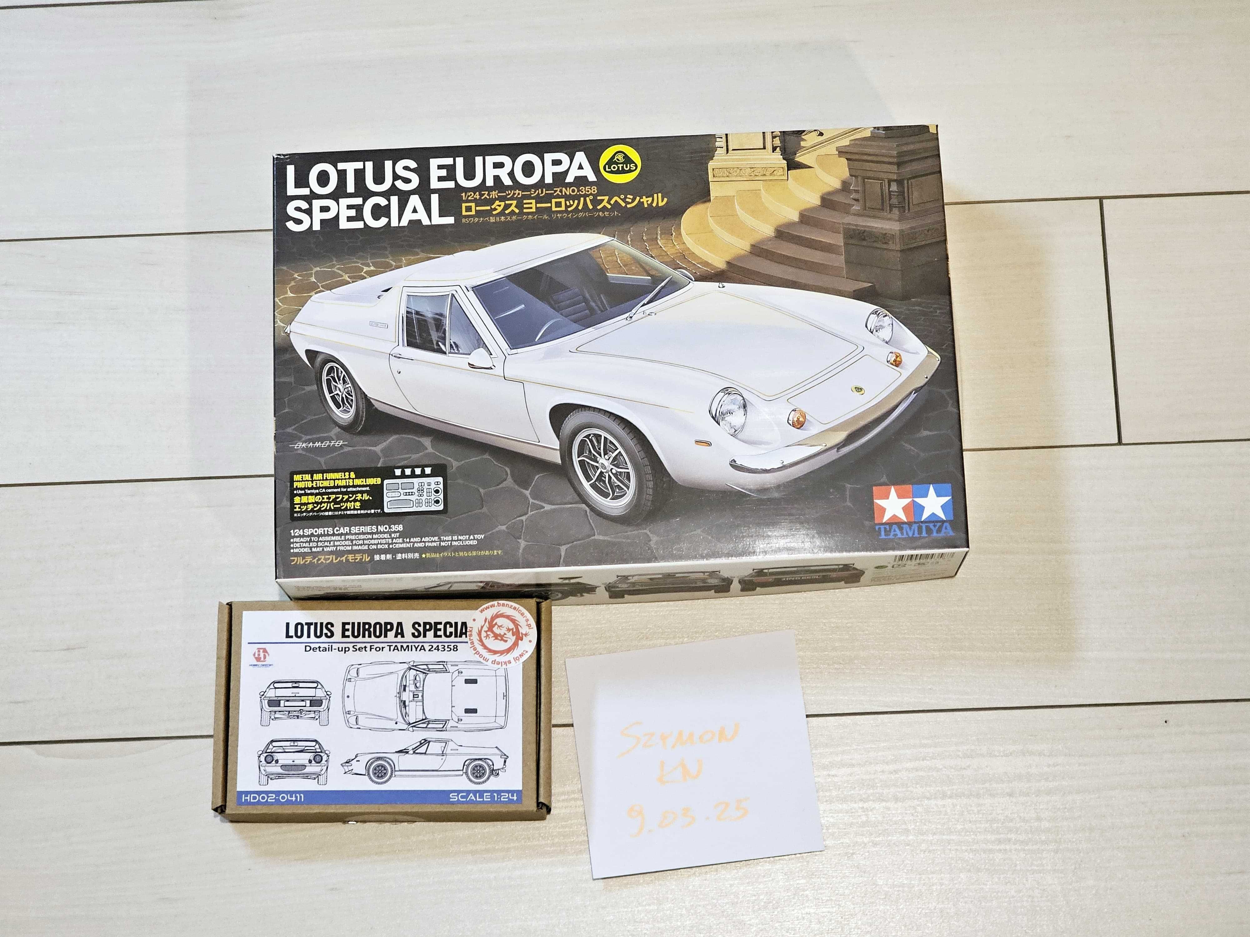 Model 1/24 Lotus Europa Special Tamiya 24358 + waloryzacja HD02-0411