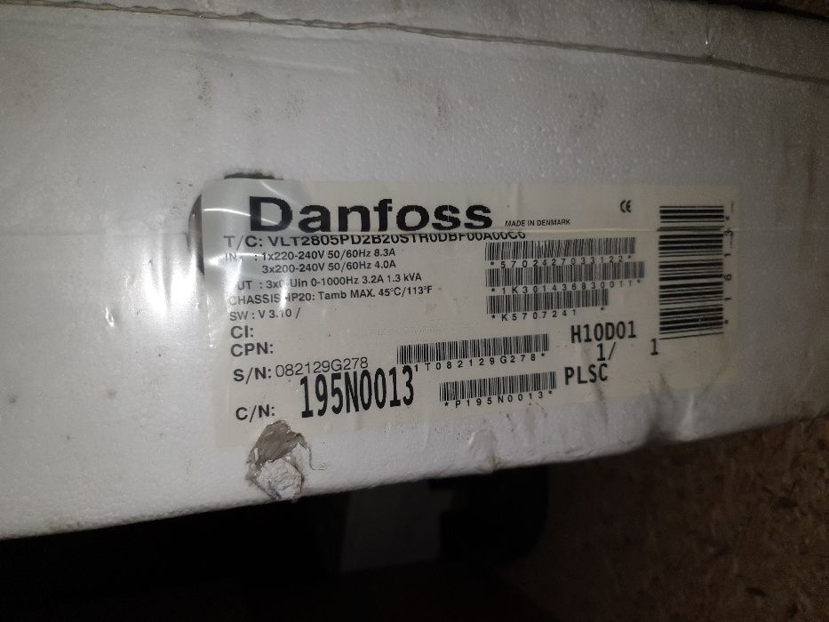Falownik Danfoss VLT2815 oraz VLT 2805 - fabrycznie NOWE