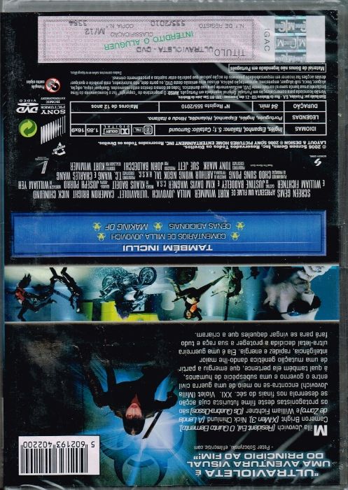 Filme em DVD: Ultravioleta - NOVO! A Estrear! Selado!