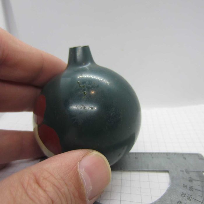 Ялинкова прикраса Куля з малюнком Гриби,1950-х СРСР