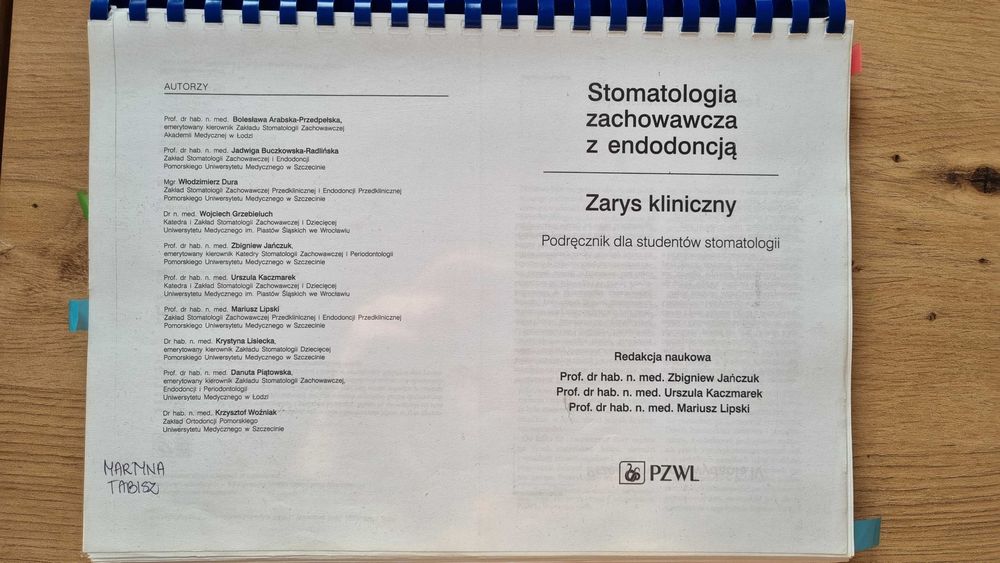 Stomatologia zachowawcza z endodoncją Jańczuk
