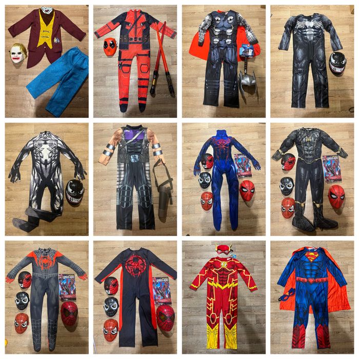 Костюм супергерой для мальчика на 7-8 лет 122-128 карнавальный