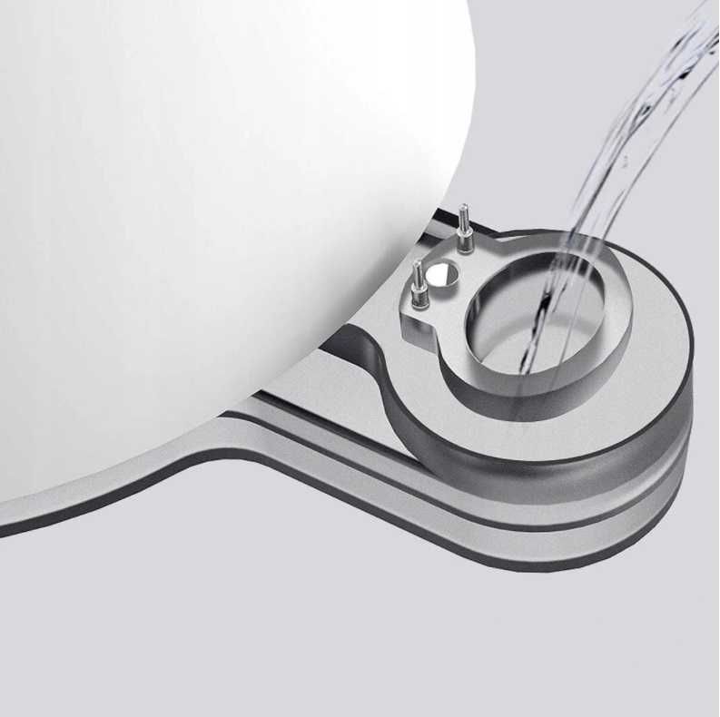 3w1 Mini wentylator chłodzący bezłopatkowy nawilżacz biurkowy z LED