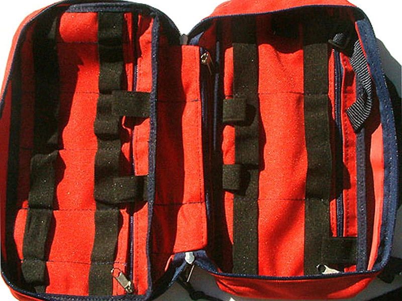 Apteczka osobista AOD Cordura NorthWind odblaskowa - czerwona