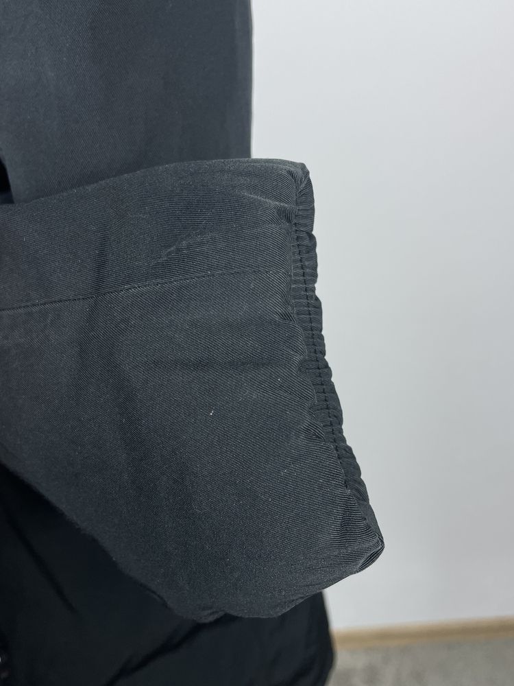 Kurtka Moncler damska Monticole płaszcz puchowy z futrem naturalnym XS