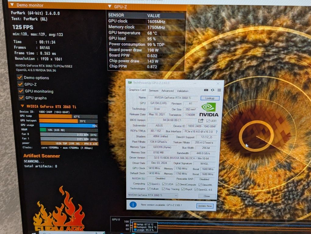 Відеокарта ASUS DUAL MINI RTX 3060Ti 8GB (GDDR6) Гарантія