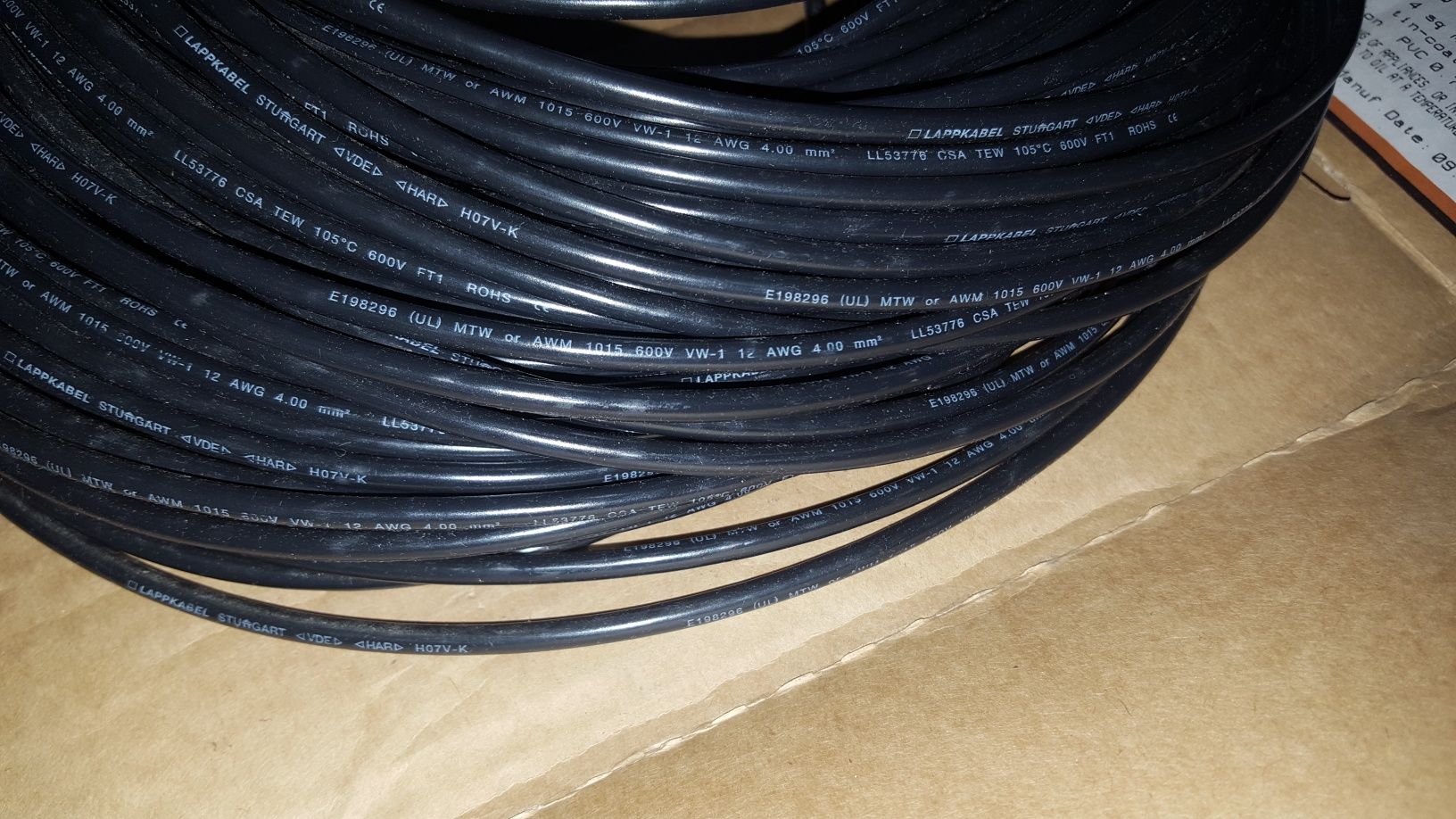 Kabel / Linka LAPP KABELL H07V-K 1 x 4 mm Multi-Standard SC 2.1 HAR