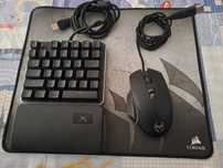 Vendo teclado e rato gaming PS4