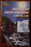 Sécurité en Haute Montagne