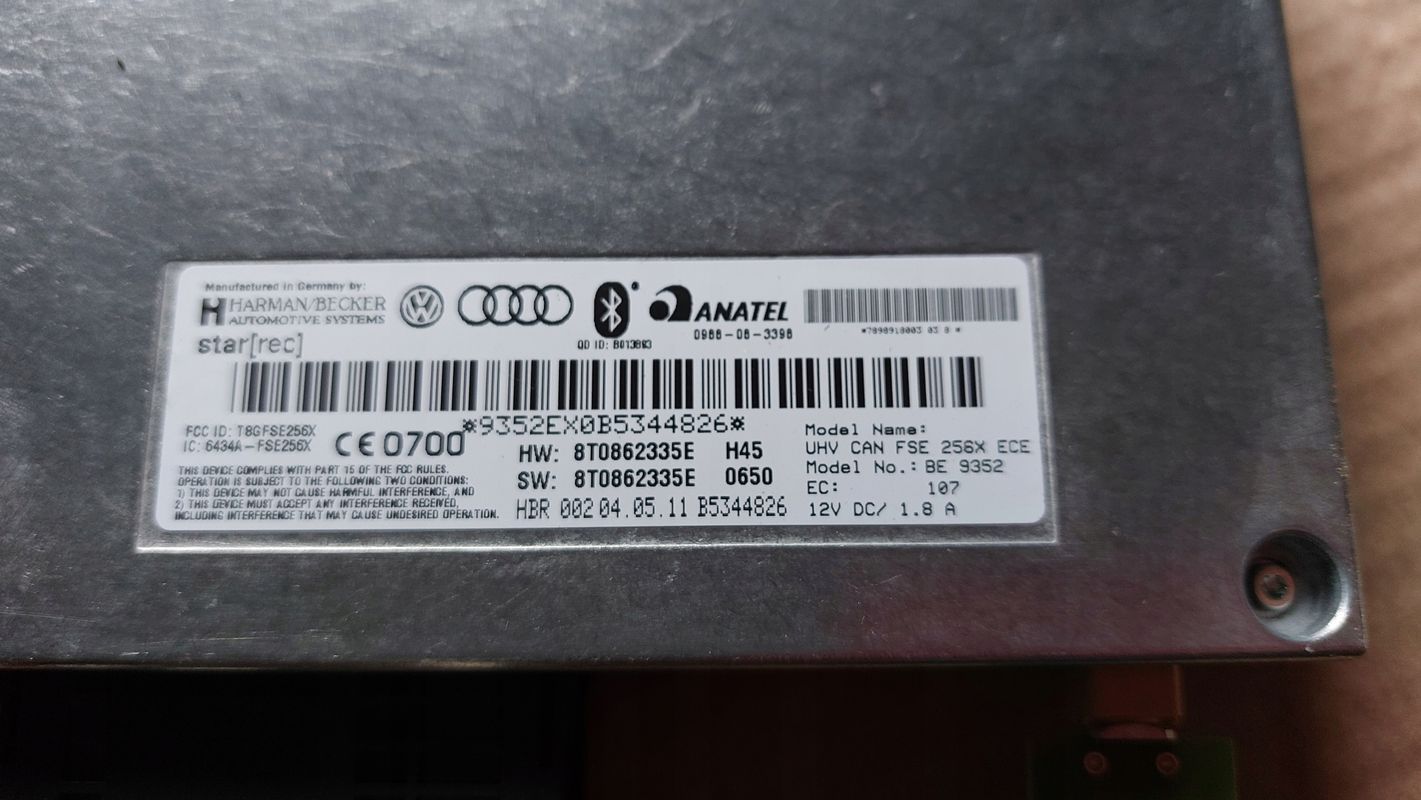 Moduł Sterownik Bluetooth Audi A4 B8 A5/8te