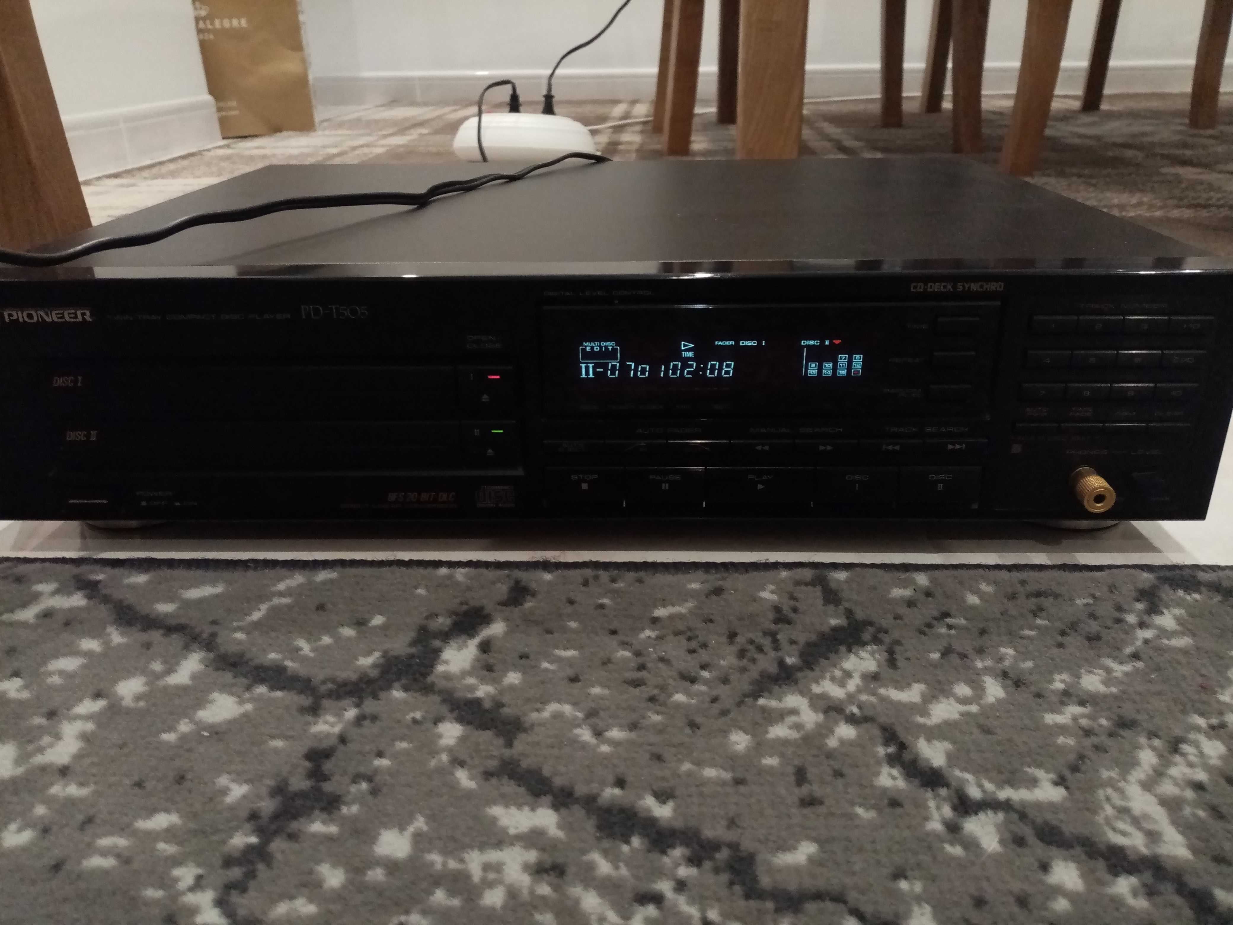 Leitor CDS Duplo deck pionner PD-T505