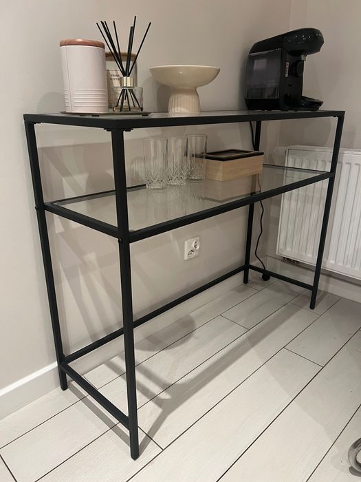 Szklana konsola / stolik