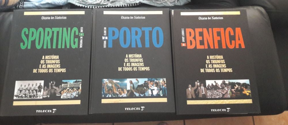 História de Futebol Benfica Sporting e Porto