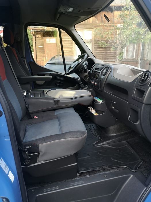 Renault Master Doka, Brygadówka, webasto, bagażnik dachowy, regał