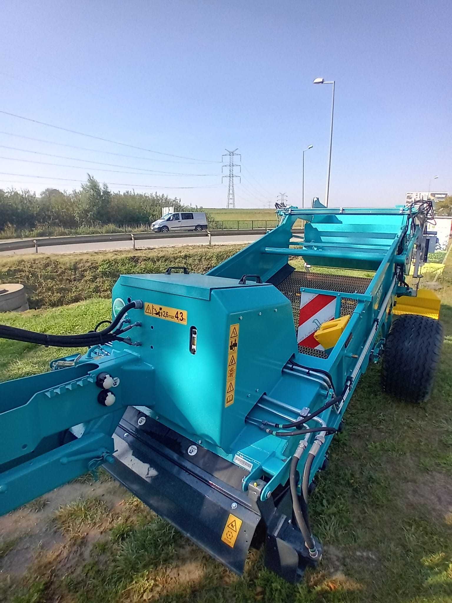 Maszyna do sprzątania plaży, przesiewu piasku na plaży do ciągnika