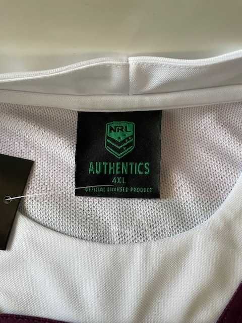 Koszulka rugby Brisbane Broncos Asics rozmiar 4XL nowa z metką