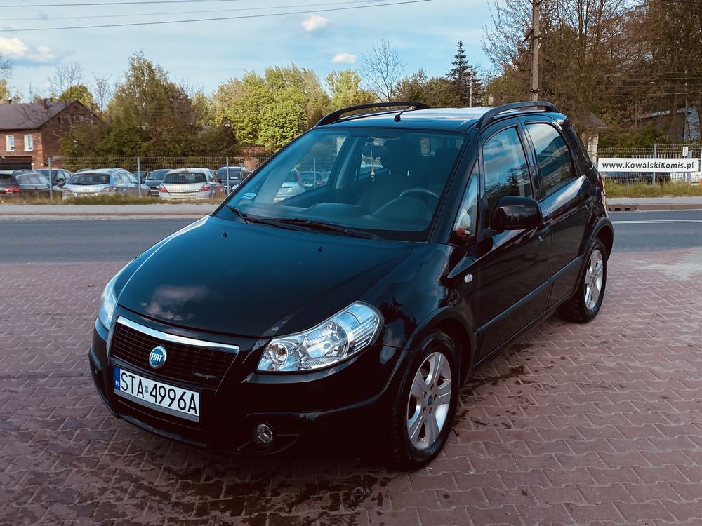 sprzedam fiata sedici rok 2007 1,9d 4x4 hak zadbany