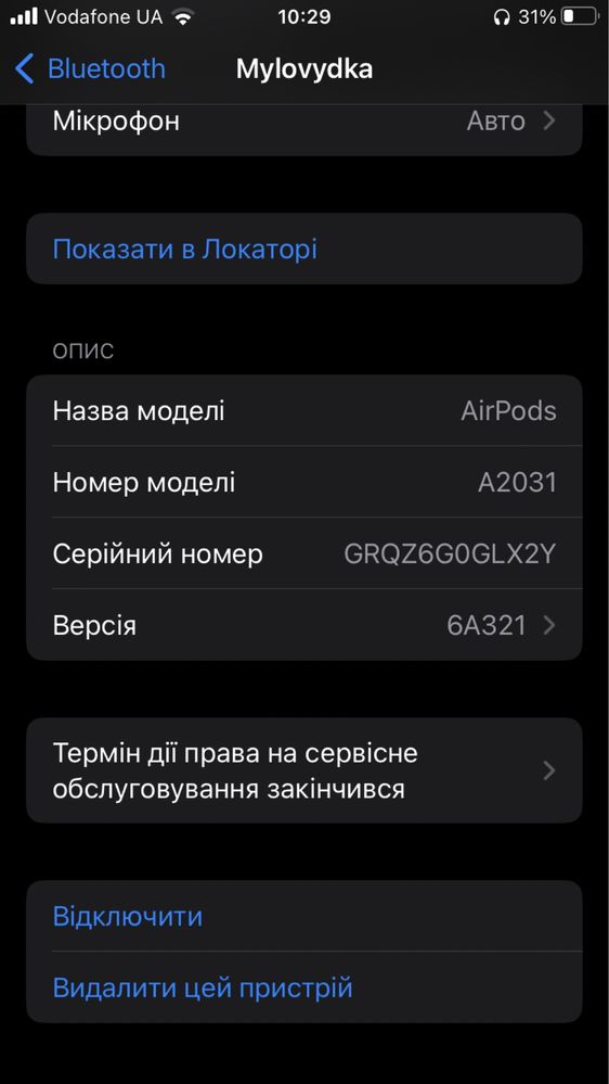 Airpods a2031 оригінал!