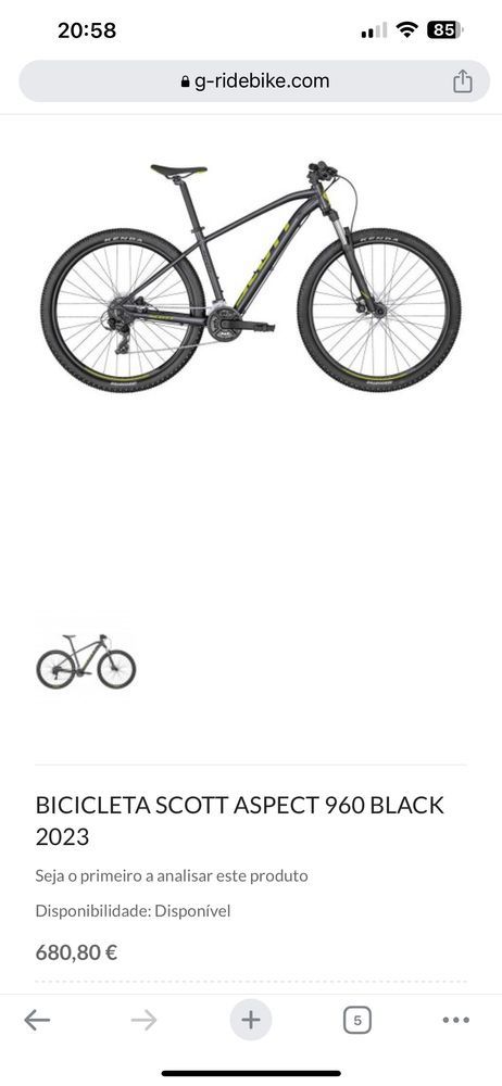 Bicicleta BTT Scoot 29''