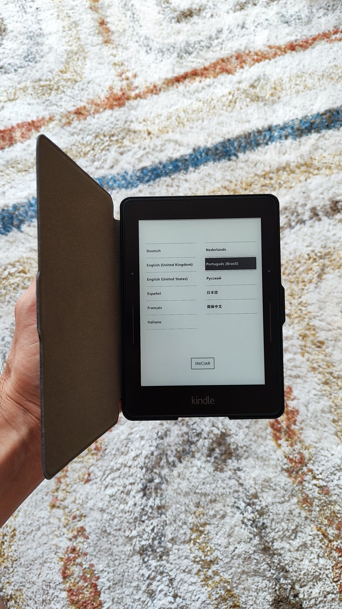Kindle Voyage – Estado impecável + Capa elegante incluída