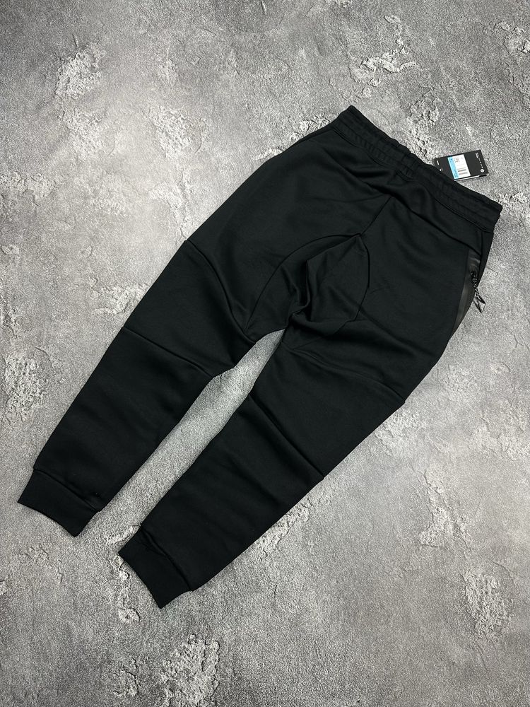 Штаны найк Теч флис Nike tech fleece НОВЫЕ черные